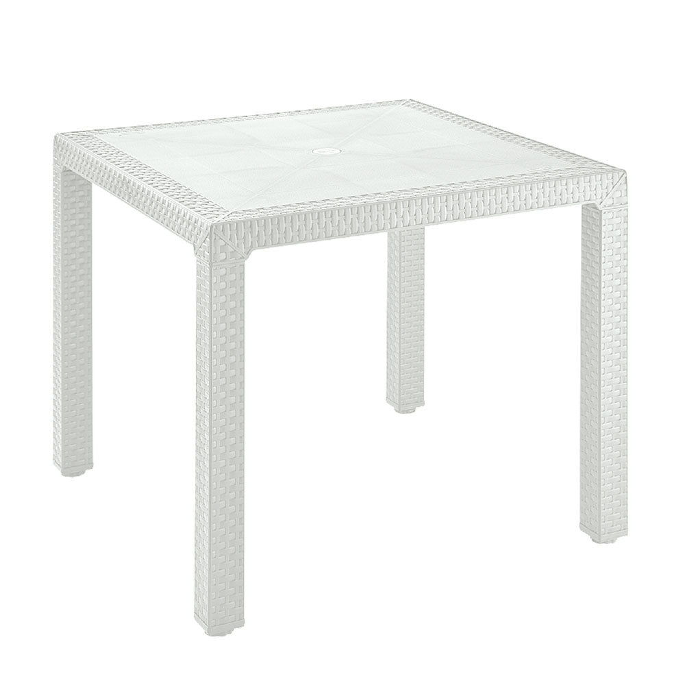 Mesa Auxiliar Rimax Eterna Blanco Arena 80.5x72.5cm Cuadrado - MESAS AUXILIARES | Bylmo