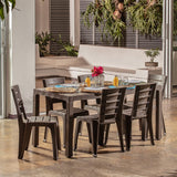 Mesa Auxiliar Rimax Barú Moca 153x73.4cm Rectangular - MESAS AUXILIARES | Bylmo