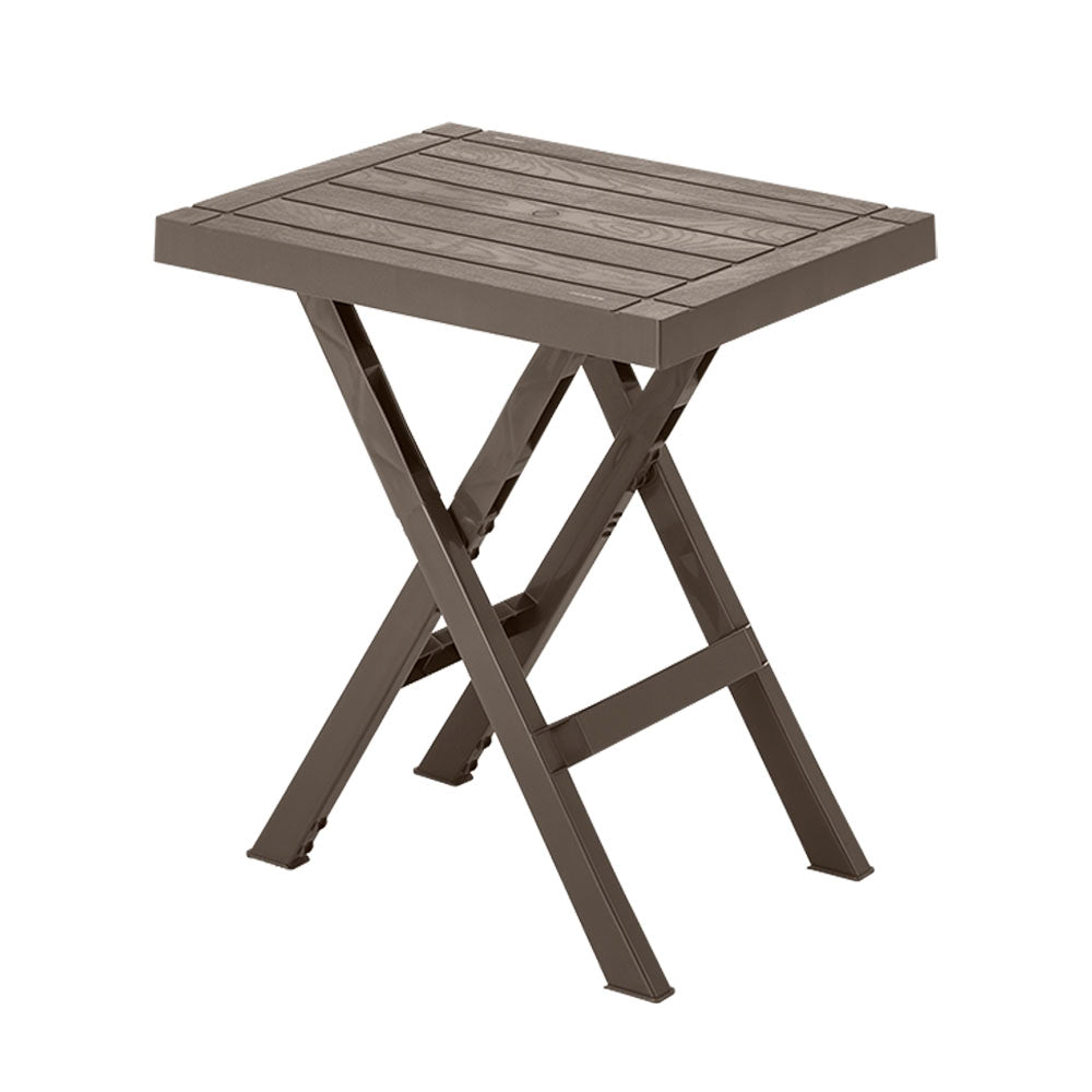 Mesa Auxiliar Plegable Rimax Barú Moca 65x74.7cm Rectangular - MESAS AUXILIARES | Bylmo