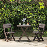 Combo Mesa Auxiliar y Sillas Rimax Barú Moca 149x81cm Cuadrado - MESAS AUXILIARES | Bylmo