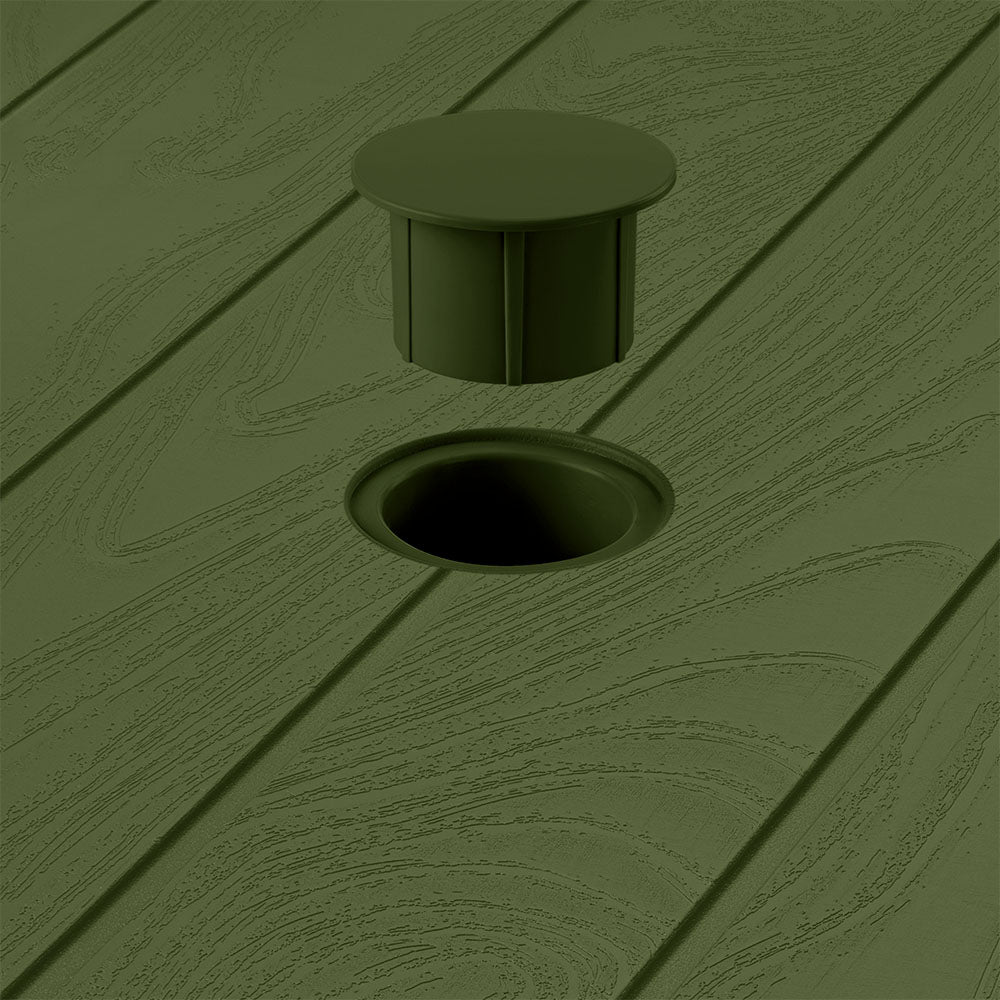 Mesa Auxiliar Rimax Barú Trendy Verde Selva 75.3x73.5cm Cuadrado - MESAS AUXILIARES | Bylmo