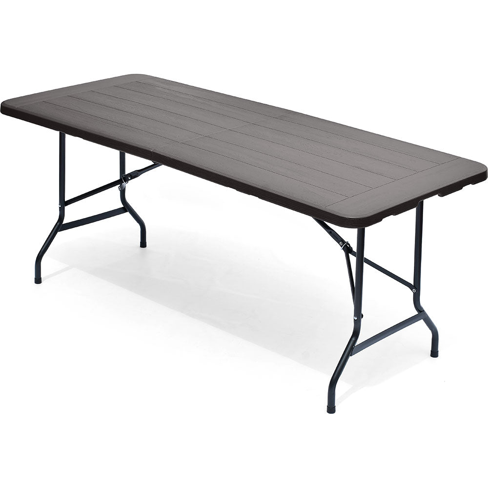 Mesa Banquetera Rimax Negro 180x74cm Rectangular - MESAS AUXILIARES | Bylmo