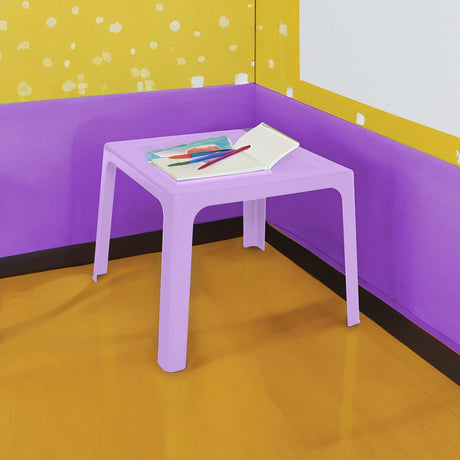 Mesa Infantil Rimax Pequeñín Lavanda 70.7x50.7cm Cuadrado - MESAS AUXILIARES | Bylmo