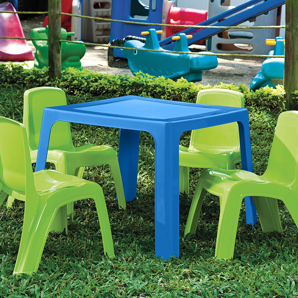 Mesa Infantil Rimax Pequeñín Azul 70.7x50.7cm Cuadrado - MESAS AUXILIARES | Bylmo