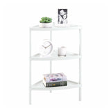 Mesa Multiusos Rimax Shia Blanco 37.5x77cm Triangular - MESAS AUXILIARES | Bylmo