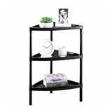 Mesa Multiusos Rimax Shia Negro 37.5x77cm Triangular - MESAS AUXILIARES | Bylmo