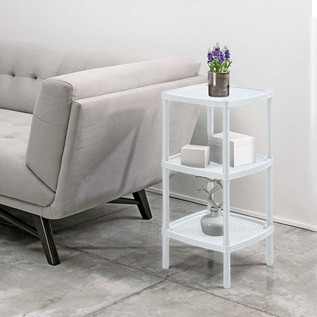 Mesa Multiusos Rimax Blanco 35x71.5cm Cuadrado - MESAS AUXILIARES | Bylmo