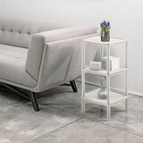 Mesa Multiusos Rimax Taupe 35x71.5cm Cuadrado - MESAS AUXILIARES | Bylmo