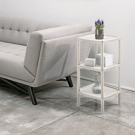 Mesa Multiusos Rimax Taupe 35x71.5cm Cuadrado - MESAS AUXILIARES | Bylmo