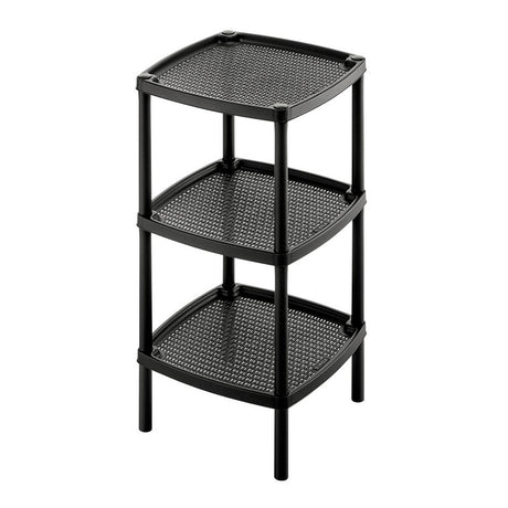 Mesa Multiusos Rimax Negro 35x71.5cm Cuadrado - MESAS AUXILIARES | Bylmo