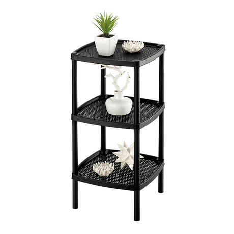 Mesa Multiusos Rimax Negro 35x71.5cm Cuadrado - MESAS AUXILIARES | Bylmo