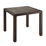 Mesa Auxiliar Rimax Eterna Wengue 80.5x72.5cm Cuadrado - MESAS AUXILIARES | Bylmo