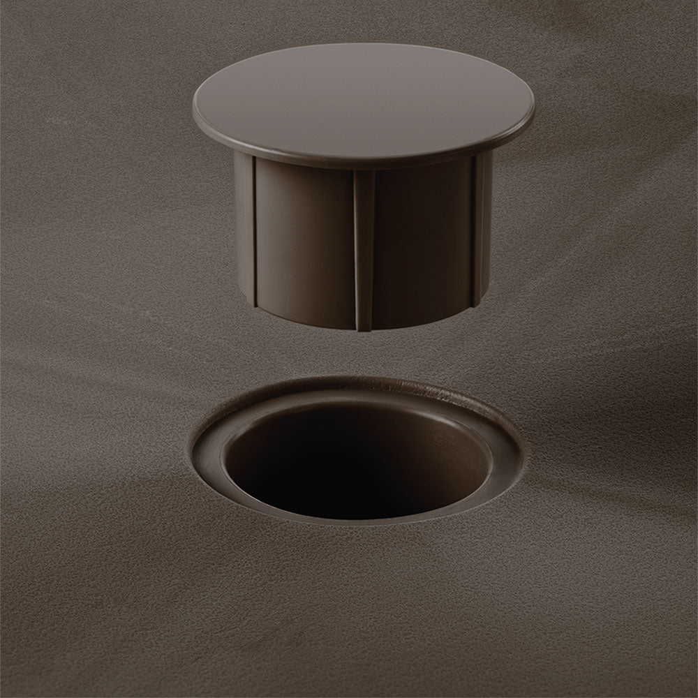 Mesa Auxiliar Rimax Eterna Wengue 80.5x72.5cm Cuadrado - MESAS AUXILIARES | Bylmo