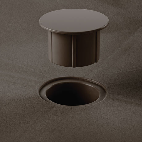 Mesa Auxiliar Rimax Eterna Wengue 80.5x72.5cm Cuadrado - MESAS AUXILIARES | Bylmo