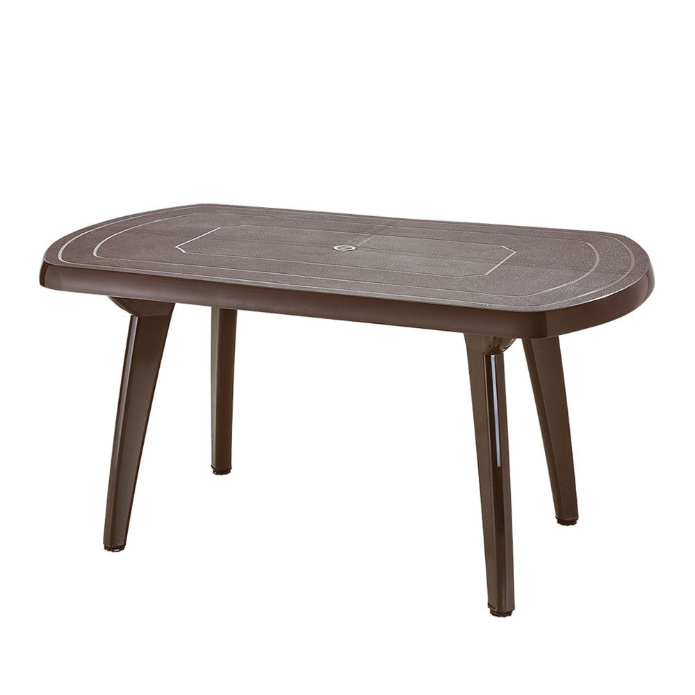 Mesa Auxiliar Rimax Lotus Wengue 139.8x71.4cm Ovalado - MESAS AUXILIARES | Bylmo