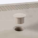 Mesa Auxiliar Rimax Shia Taupe 85.6x72.5cm Cuadrado - MESAS AUXILIARES | Bylmo