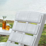 Silla Playera Rimax Barú Gris Hielo 67.5x89.1cm con Apoya Brazos y con Espaldar - SILLAS DE EXTERIOR | Bylmo