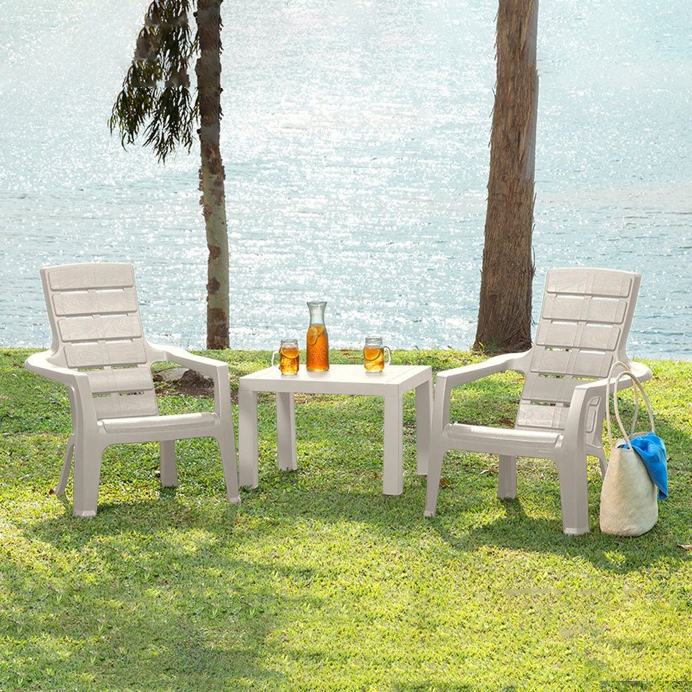 Silla Playera Rimax Barú Taupe 67.5x89.1cm con Apoya Brazos y con Espaldar - SILLAS DE EXTERIOR | Bylmo