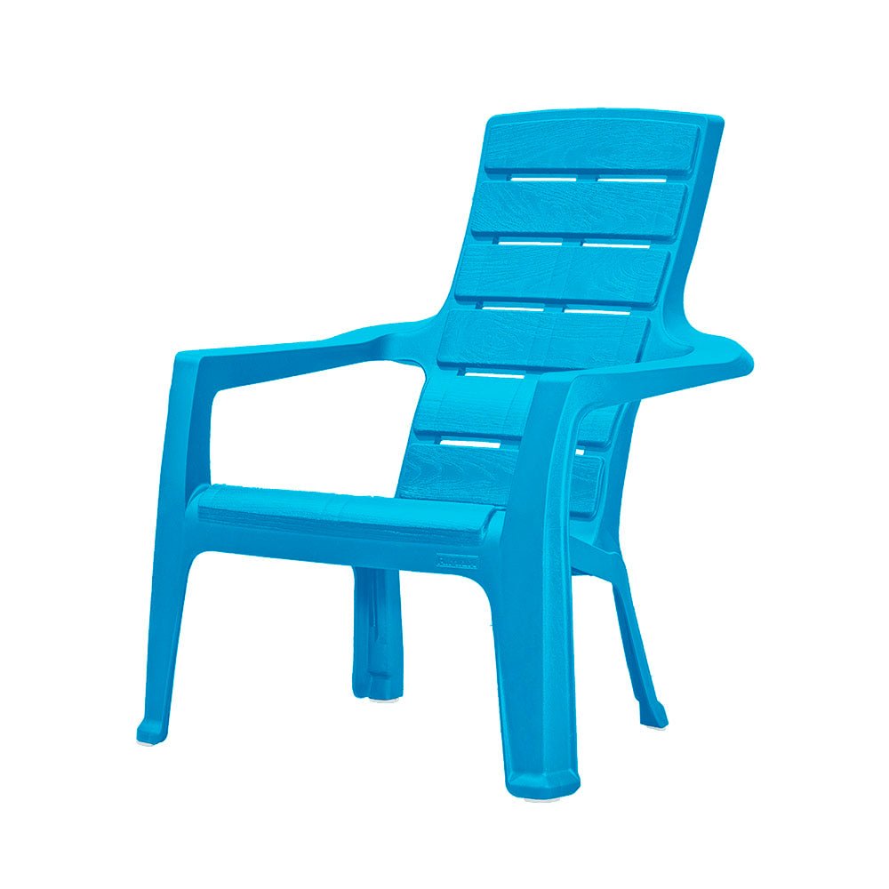Silla Playera Rimax Barú Azul Turquesa 67.5x89.1cm con Apoya Brazos y con Espaldar - SILLAS DE EXTERIOR | Bylmo