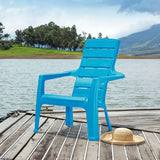 Silla Playera Rimax Barú Azul Turquesa 67.5x89.1cm con Apoya Brazos y con Espaldar - SILLAS DE EXTERIOR | Bylmo