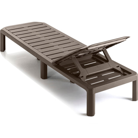 Cama Asoleadora Rimax Barú Moca 57.5x29cm con Espaldar - SILLAS DE EXTERIOR | Bylmo