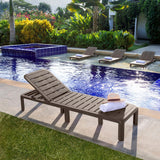 Cama Asoleadora Rimax Barú Moca 57.5x29cm con Espaldar - SILLAS DE EXTERIOR | Bylmo