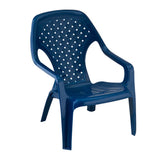 Silla Playera Rimax Azul Navy 60.1x74.8cm con Apoya Brazos y con Espaldar - SILLAS DE EXTERIOR | Bylmo
