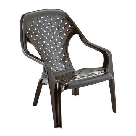 Silla Playera Rimax Wengue 60.1x74.8cm con Apoya Brazos y con Espaldar - SILLAS DE EXTERIOR | Bylmo