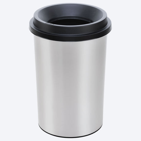 Papelera Rimax Negro 41x59.7cm de 50 Litros para Papeles sin Tapa - BASUREROS Y PAPELERAS | Bylmo
