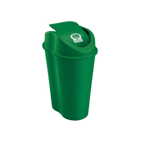 Papelera Rimax Style Verde 29.2x44cm de 10 Litros para Organicos con Tapa Basculante - BASUREROS Y PAPELERAS | Bylmo