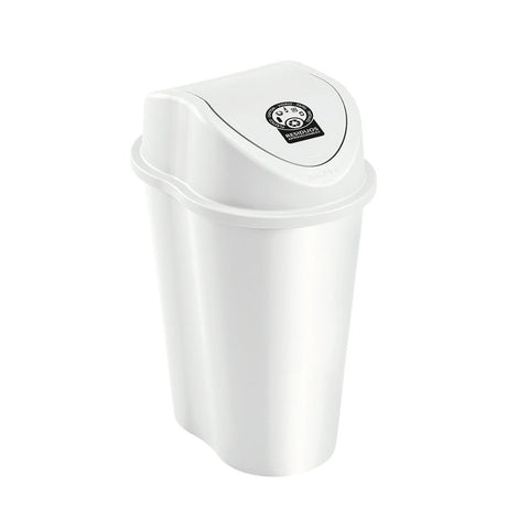 Papelera Rimax Style Blanco 39.3x55.4cm de 25 Litros para Aprovechables con Tapa Basculante - BASUREROS Y PAPELERAS | Bylmo
