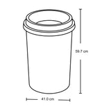 Papelera Rimax Evo Blanco 41x59.7cm de 50 Litros para Aprovechables sin Tapa - BASUREROS Y PAPELERAS | Bylmo