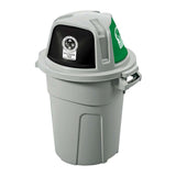 Basurero Rimax Gris 67x89.8cm de 100 Litros para Multiusos con Tapa Abatible - BASUREROS Y PAPELERAS | Bylmo