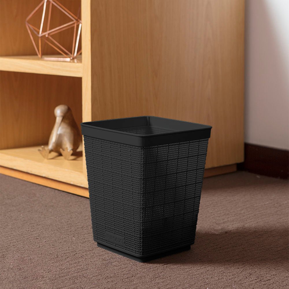 Papelera Rimax Negro 19.6x24.1cm de 6 Litros para Papeles sin Tapa - BASUREROS Y PAPELERAS | Bylmo