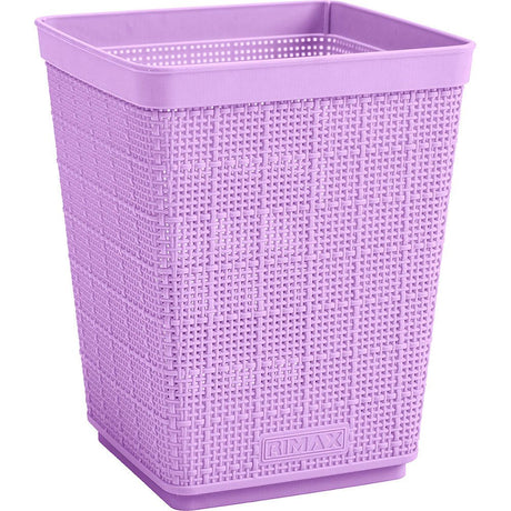 Papelera Rimax Slim Lavanda 19.6x24.1cm de 6 Litros para Papeles sin Tapa - BASUREROS Y PAPELERAS | Bylmo