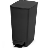 Basurero Rimax Slim Negro 28x35cm de 8 Litros para Multiusos con Tapa De Pedal - BASUREROS Y PAPELERAS | Bylmo