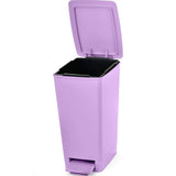Basurero Rimax Slim Lavanda 28x35cm de 8 Litros para Multiusos con Tapa De Pedal - BASUREROS Y PAPELERAS | Bylmo
