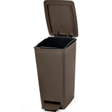 Basurero Rimax Moca 28x35cm de 8 Litros para Multiusos con Tapa De Pedal - BASUREROS Y PAPELERAS | Bylmo