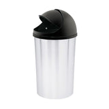 Papelera Rimax Style Negro 23x42.7cm de 10 Litros para Papeles con Tapa Basculante - BASUREROS Y PAPELERAS | Bylmo