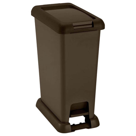 Basurero Rimax Wengue 46.5x58.5cm de 35 Litros para Multiusos con Tapa De Pedal - BASUREROS Y PAPELERAS | Bylmo