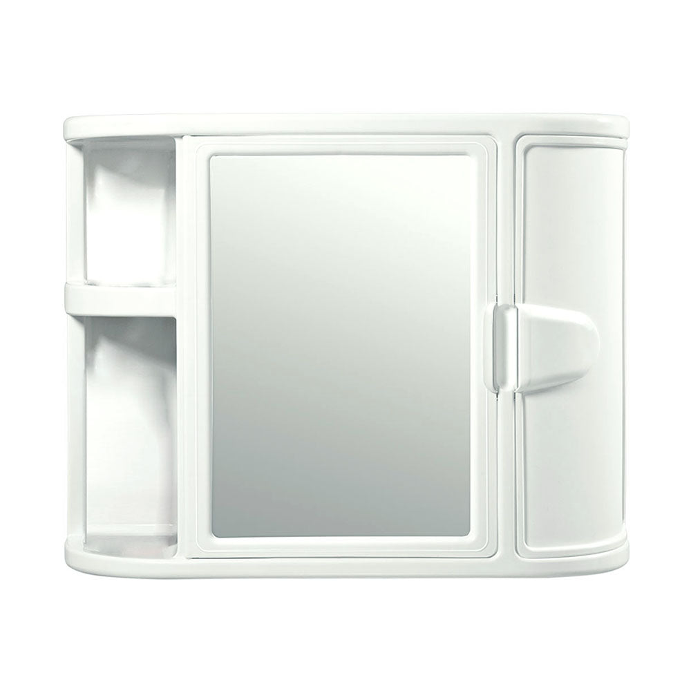 Gabinete de Baño Rimax Blanco 59.8x46.5cm Rectangular con Espejo y con Puerta - GABINETES DE BANHO | Bylmo