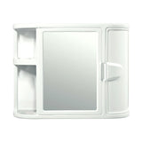 Gabinete de Baño Rimax Blanco 59.8x46.5cm Rectangular con Espejo y con Puerta - GABINETES DE BANHO | Bylmo
