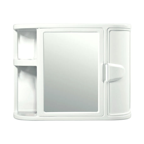 Gabinete de Baño Rimax Blanco 59.8x46.5cm Rectangular con Espejo y con Puerta - GABINETES DE BANHO | Bylmo