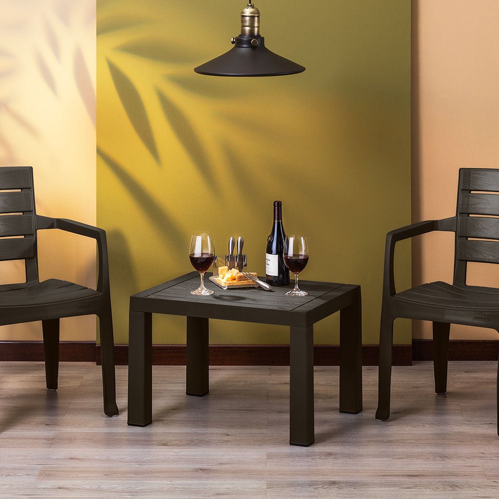 Mesa de Centro Rimax Barú Wengue 65x44.5cm Rectangular - MESAS DE CENTRO | Bylmo