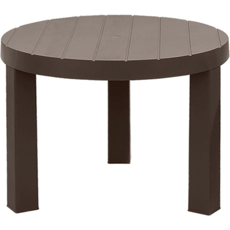 Mesa de Centro Rimax Barú Moca 60.7x43.5cm Circular - MESAS DE CENTRO | Bylmo