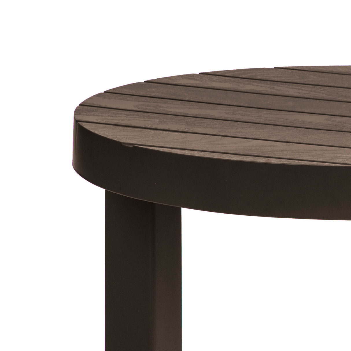 Mesa de Centro Rimax Barú Moca 60.7x43.5cm Circular - MESAS DE CENTRO | Bylmo