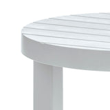 Mesa de Centro Rimax Barú Gris Hielo 60.7x43.5cm Circular - MESAS DE CENTRO | Bylmo