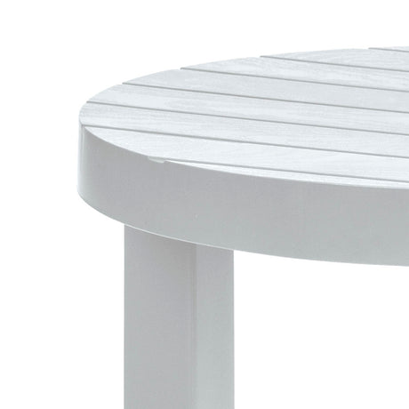 Mesa de Centro Rimax Barú Gris Hielo 60.7x43.5cm Circular - MESAS DE CENTRO | Bylmo