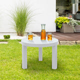 Mesa de Centro Rimax Barú Gris Hielo 60.7x43.5cm Circular - MESAS DE CENTRO | Bylmo