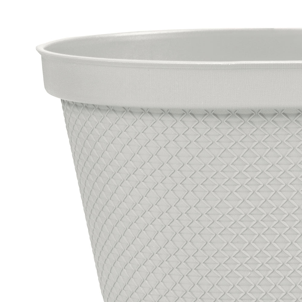 Matera de Mesa Rimax Rafia Gris Hielo 40.5x18.1cm Ovalado con Orificio de Drenaje - MATERAS DE MESA | Bylmo